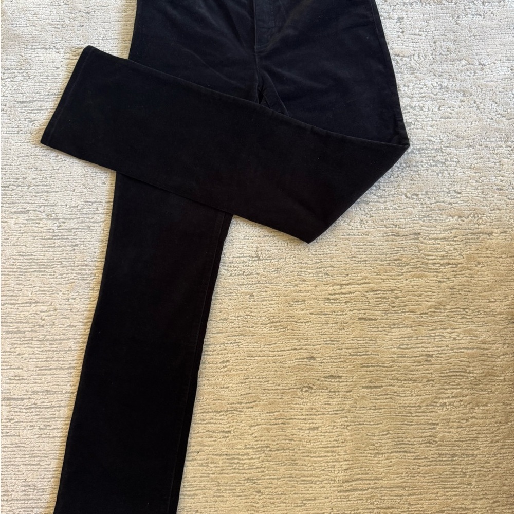 Ralph Lauren Black Corduroy Straight Trousers